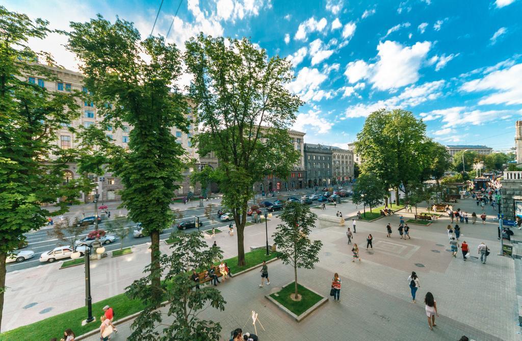 Kreschatik 21 With Terrace 2Br Kiev Buitenkant foto