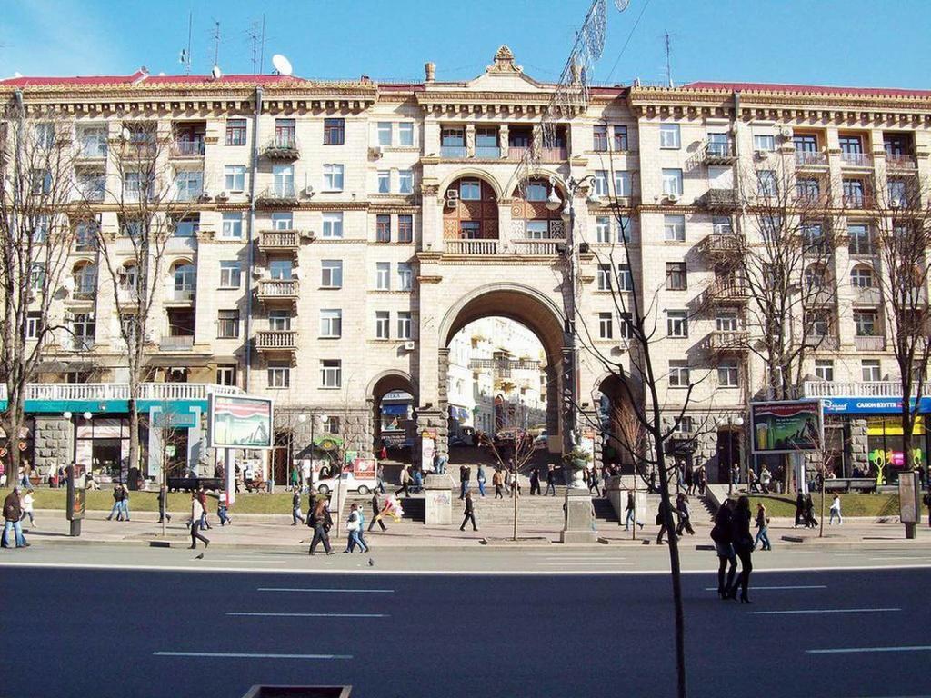 Kreschatik 21 With Terrace 2Br Kiev Buitenkant foto